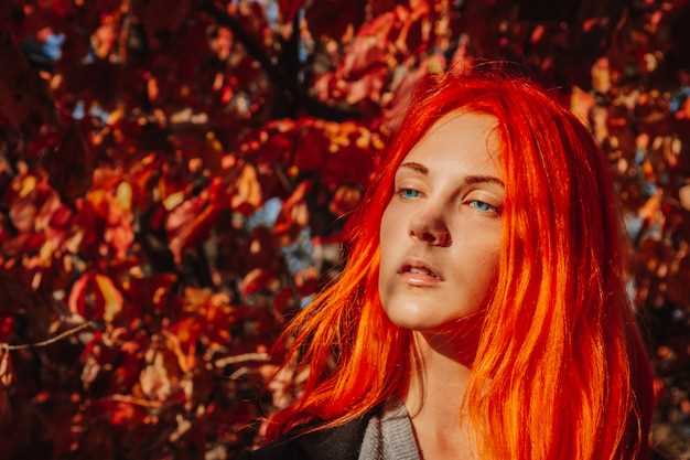 Оранжевый цвет волос и его значение в психологии