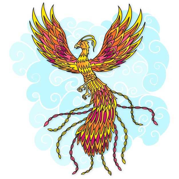 Жар-птица (тату): символическое значение и влияние на обладателя